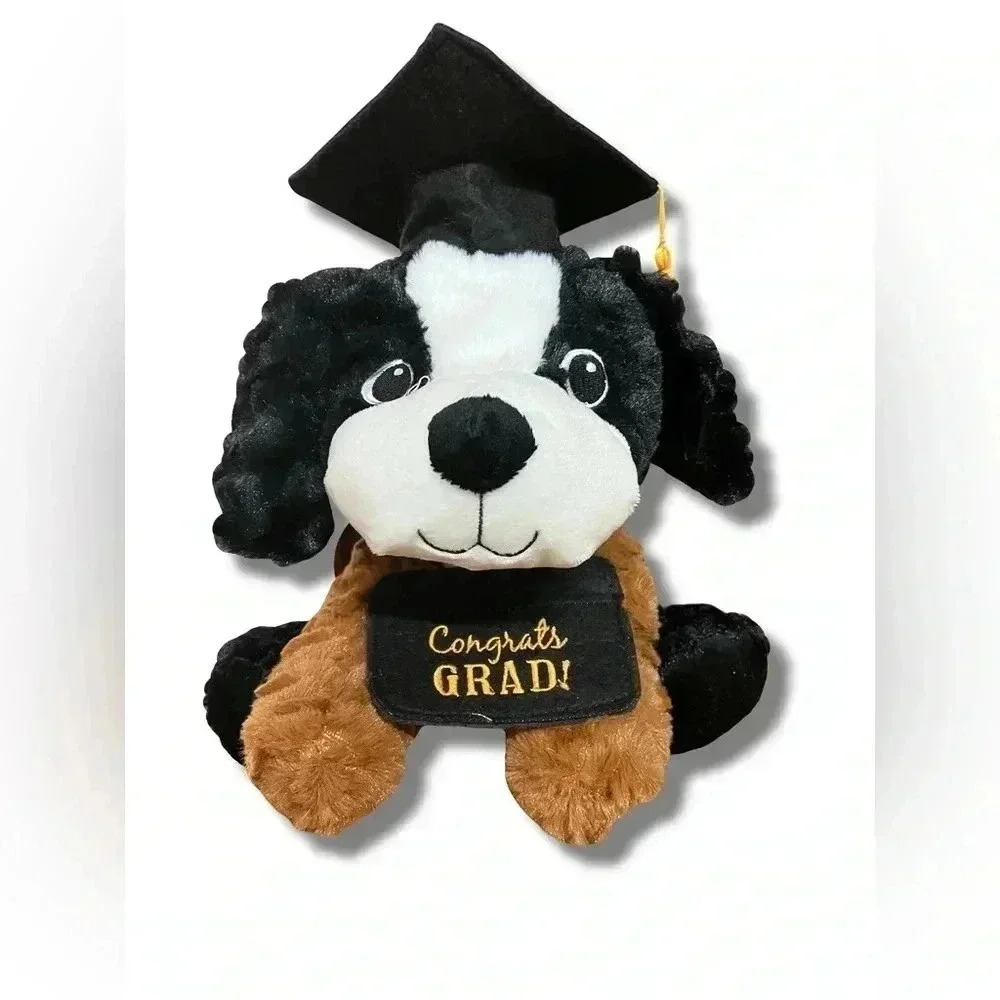 Graduation Stuffed Dog